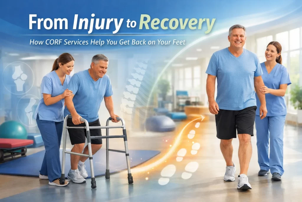 How CORF Services Help You Get Back on Your Feet
